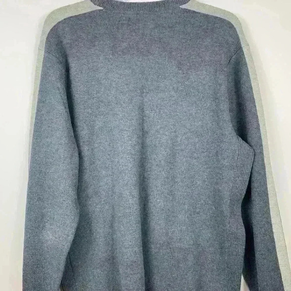 Eddie Bauer Men’s Crewneck Blue Stripe Sweater Top size TL - Picture 7 of 8